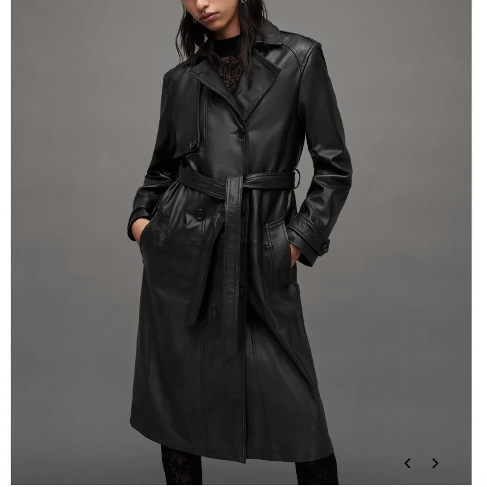 All Saints smooth leather